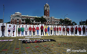 現場直擊》美麗華工會苦行至總統府 疫情下一場罕見、無聲的抗議行動