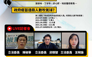 質疑第二類接種人數膨脹 時力籲指揮中心說明、追究疫苗特權