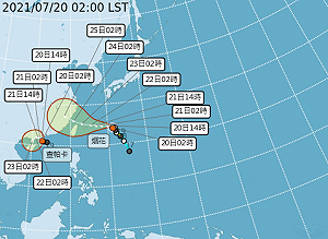 輕颱烟花今晚恐轉強 7縣市飆高溫恆春半島防大雨
