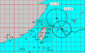 烟花今明最接近台灣！氣象局：明晚後降雨才會緩和