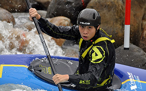 輕艇激流選手張筑涵征戰東奧 訓練秘密基地在台中大里康橋