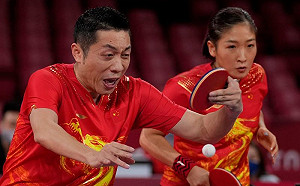 奧運/丟掉輸不起的混雙金牌 大陸桌球選手畢竟只是凡人