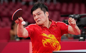 奧運/球王樊振東直落四獲勝  率先進入四強等待林昀儒