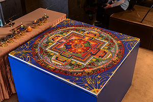世界宗教博物館重新開館!觀音沙壇城解界儀式  祈求早日度過疫情