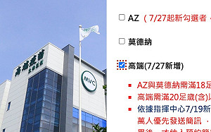 疫苗可單選「高端疫苗」!20歲以上已登記者也可修改 網:秀單勾給Respect