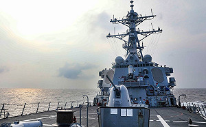 今年第七度 美軍驅逐艦「班福特號」通過台灣海峽
