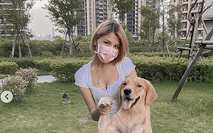 蕾菈曬愛犬合照 感動曝:越來越聽話