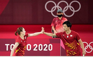 奧運/搭檔10年終開花結果 「東渡」組合奪羽球混雙銅牌