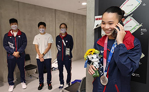 小英總統親自致電小戴:妳是最棒的 我們等妳回來