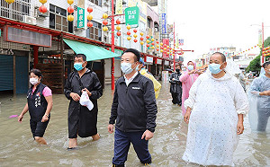 強降雨導致低窪地區淹水 嘉縣、市增設抽水機因應