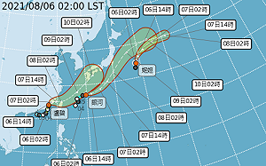 輕颱盧碧牽動季風氣流 10縣市防豪雨澎湖尤要注意
