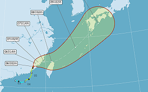 盧碧颱風「回馬槍」跨越台灣海峽!專家:侵台機率大增