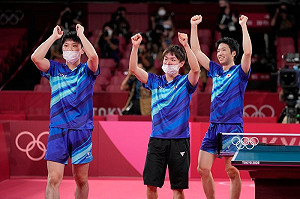 男團摘銅 日本奧運桌球項目大豐收