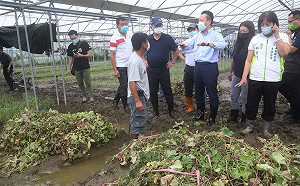 豪雨帶來嘉縣農業損失 翁章梁:儘速完成救助程序