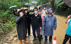 嘉義中埔路斷!陳明文緊急通知民眾注意安全 阿里山籲「非必要勿上山」