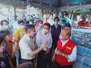 潘孟安爭取改善大仁科大水患  蘇揆當場允諾支持