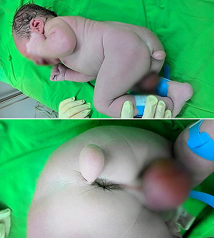 罕見長尾巴嬰兒照曝光！知名婦科醫師施景中：7年前他差點被引產