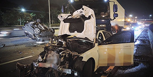 防止國道二次災害！高公局：發生事故時勿在車內、路上逗留