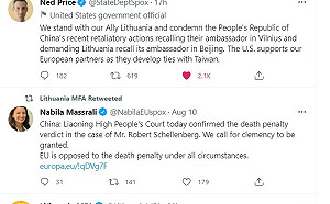 立陶宛對中國警告置若罔聞  獨立報顧問：會叫的狗不會咬人