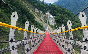 二級警戒》每日上限800人！南投七彩吊橋園區8/16重新開放