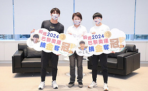 楊勇緯、林真豪拜會中市府會 盧秀燕期勉再戰巴黎奧運