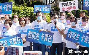 江啟臣「火力全開」 批硬發五倍券是「犧牲民意、安撫派系」