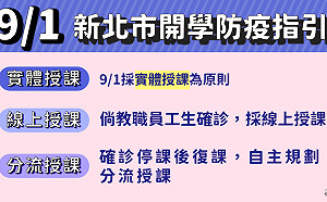 新北部署線上教學各項準備 因應疫情變化隨時上場