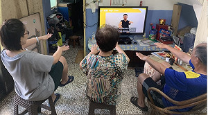 「居家防疫、愛零距離」高市青年局志工拍片關懷長者做公益