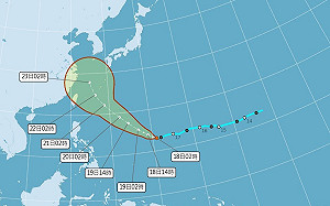 熱帶低壓TD14成颱機率出爐！專家：12號颱風難產