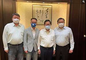 與鄭文燦談台灣未來 王定宇PO這張照引發討論