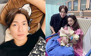 黃少谷愛妻生了！兒子「阿mo」瞇眼笑萌翻