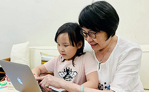 新北市圖祖父母節 祖孫相揪線上共學