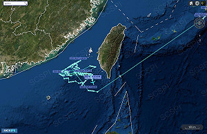 美軍艦、海巡艦穿越台海 RC-135W電偵機西南空域徘徊6小時反制共機侵擾
