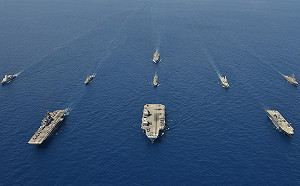 美日英荷「貴族同盟」軍演 4國9艦3波次震撼亮相