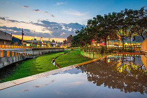 翻轉吧！擺脫髒、臭、黑 新北鴨母港溝脫胎換骨綠意盎然