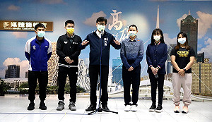 「高雄驕傲 光榮返家」陳其邁與在地東奧選手相見歡