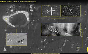 有圖有真相！渚碧礁「全軍事化」 共軍3機1艦南海反潛操演