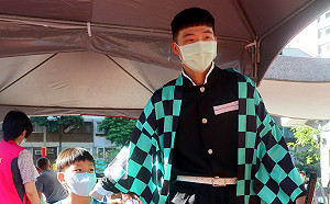 高雄最大龍華國小開學日 防疫課、闖關「尪仔標」迎接小一生