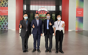 感謝捐贈BNT》蔡其昌、張廖萬堅訪台積電  爭取先進製程設廠台中