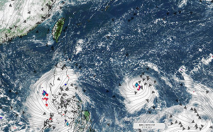 雙颱共舞！中颱「璨樹」週末逼近台灣  彭啟明示警：後面還有低壓