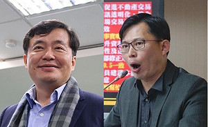 黃國昌硬槓洪耀福！控喬科學城物流股權交易 兩人火拼互嗆法院見