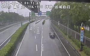 國道5號頭城蘇澳路段 12時起速限降為40.禁行大型車