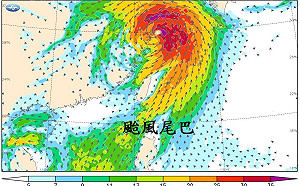 璨樹最強「颱風尾」從海上通過!鄭明典:台灣真的幸運
