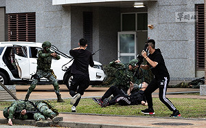 漢光演習憲兵衛戍中樞 模擬敵軍特攻對我重要機房滲透