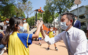「進擊的公園2.0」投入1600萬 興南公園啟用 林智堅大讚好玩
