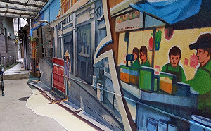 新北結合污水工程打造彩繪　永和重現「雙和八景」