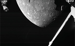 歐日合作探測計畫  飛行近3年傳回水星首批影像