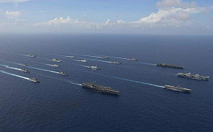 6國菲律賓海聯合軍演！美英3航母＋日1準航母 中共「嚇」出93機應對