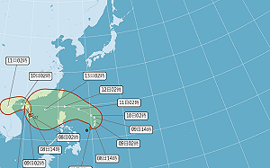 獅子山颱風成形對台礙 菲東熱帶低壓可望帶來水氣
