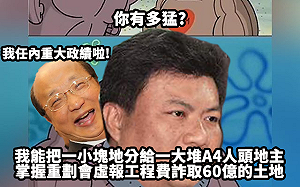 楊文欣虛報工程費詐領60億遭判刑 邱顯智 : 史上最大重劃弊案討回公道